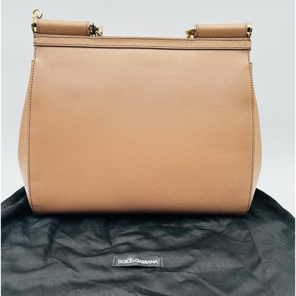 Authentic DOLCE & GABBANA large Sicily leather top handle, handbag. Brand New. - Picture 3 of 15